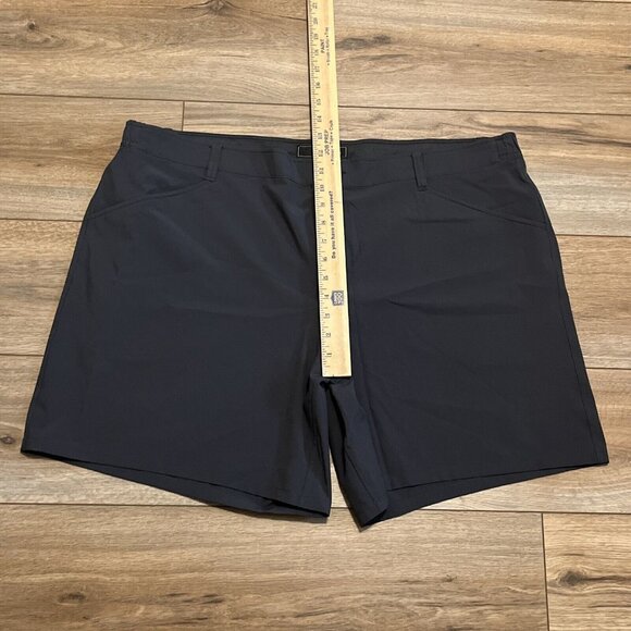 OOBE Uniform Shorts SZ 16 Gray Pockets Elastic Waist Stretch Lightweight Outdoor - Picture 5 of 11